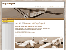 Tablet Screenshot of flugprojekt.de
